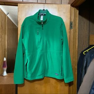 Men’s Patagonia Synchilla full zip in green size medium good condition